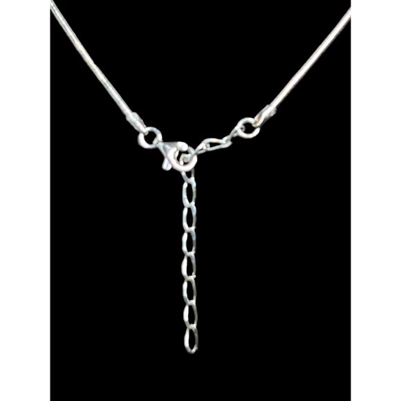 Vintage Milor Italy Sterling Silver Snake Chain Necklace Signed (4252) - Picture 3 of 5